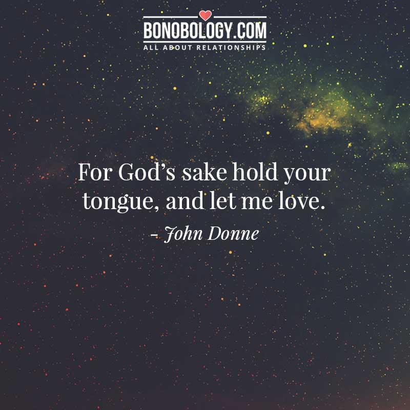 John-Donne trên hãy để tôi yêu